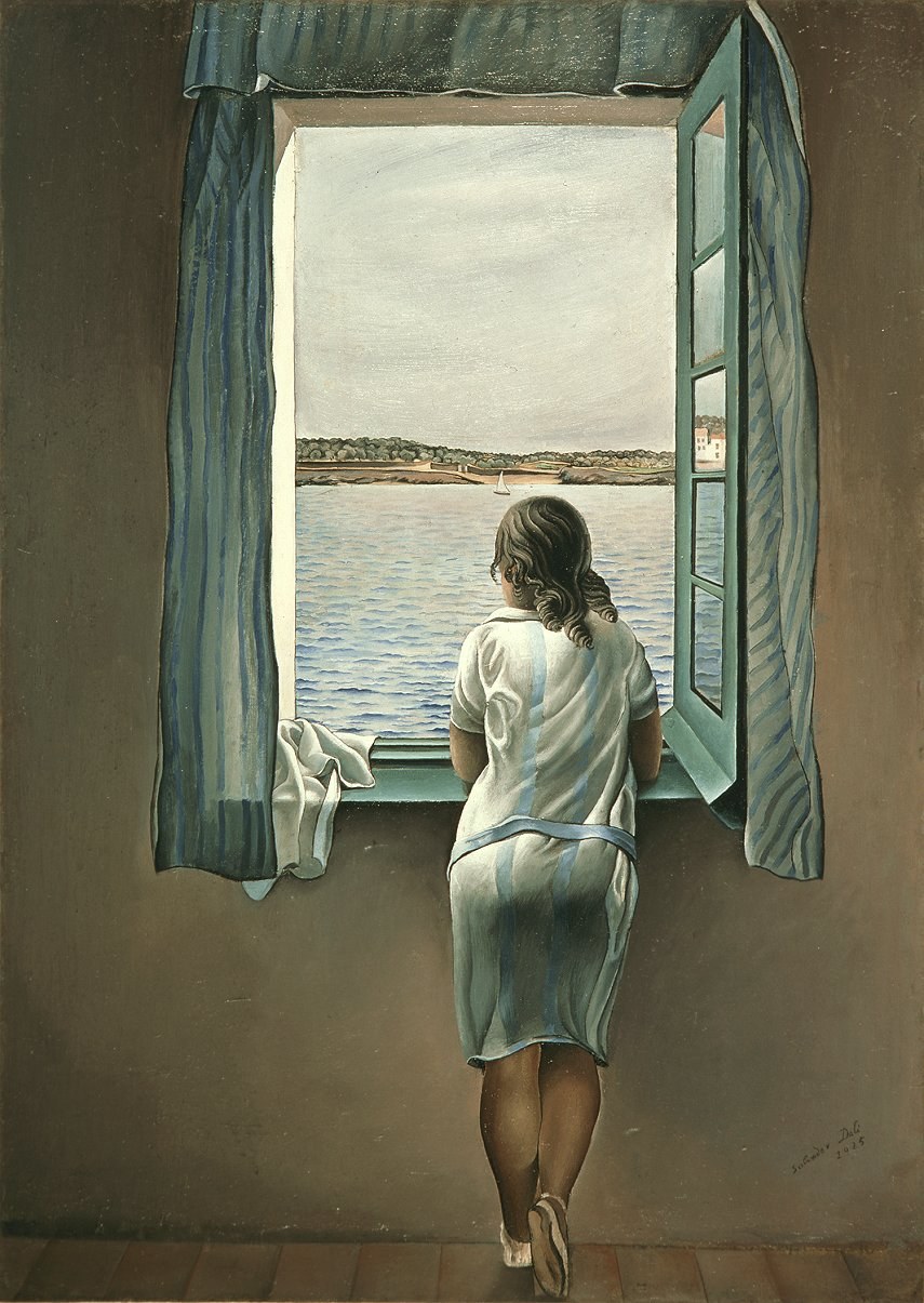 Salvador Dali Figure at a Window I